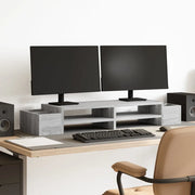 vidaXL Supporto Monitor con Cassetti Sonoma 100x27x15 cm in Truciolato
