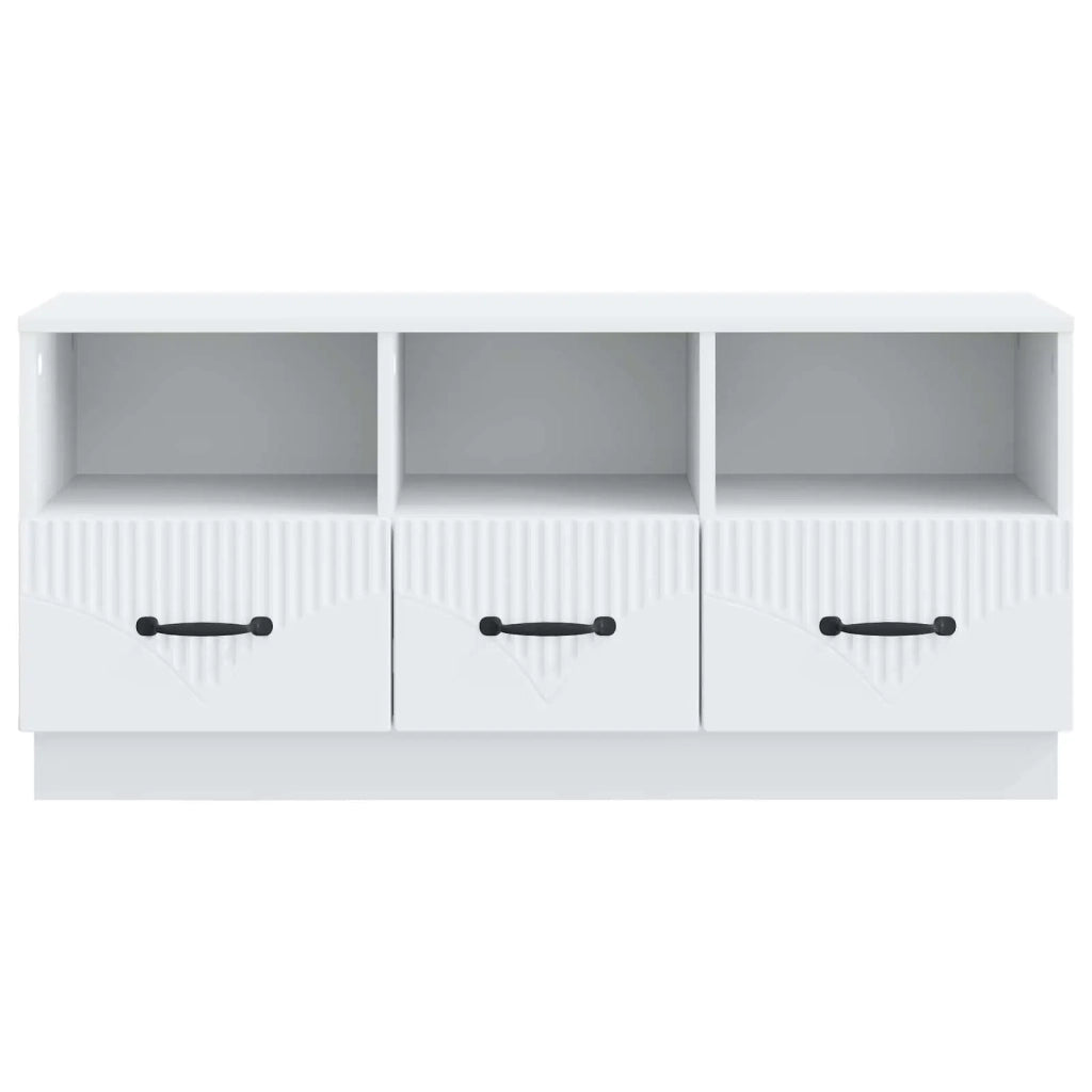 Mobile TV-Credenza per TV Bianco 102 x 34,5 x 47 cm Legno ingegnerizzato 140038
