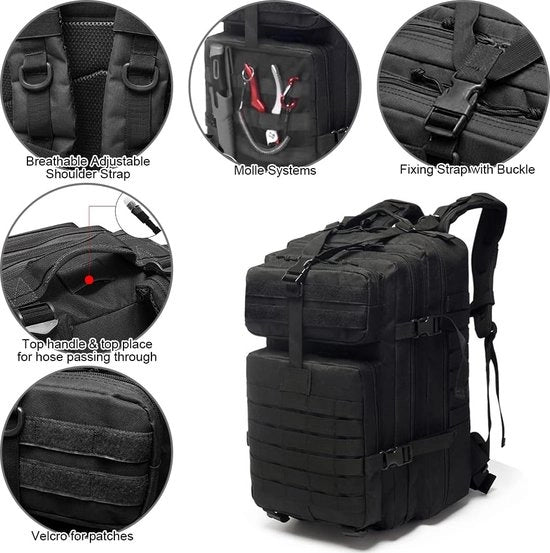 Zaini da campeggio Zaino 50 L Survival 

 o modello: Survival 
 o capacità: 50 L 
 o tipo: Zaino da campeggio