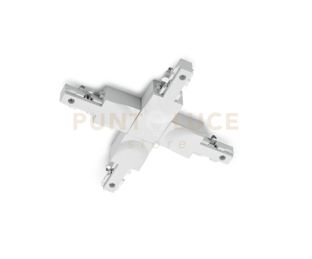DUOLINE RACCORDO A " CROCE " BIANCO L. 17CM X H. 16CM PER SISTEMA BINARIO