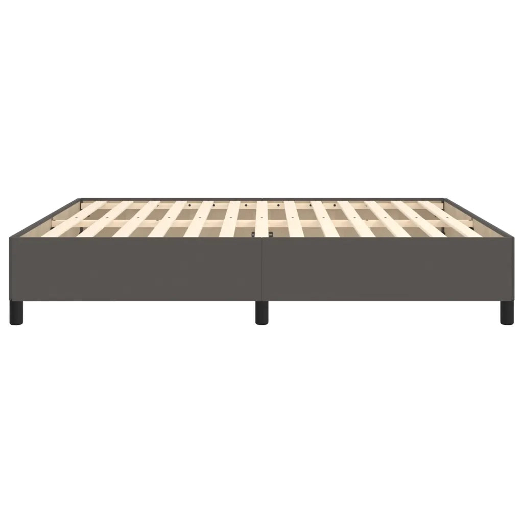 vidaXL Giroletto Grigio 160x200 cm in Similpelle