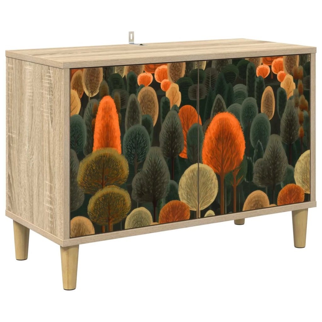 Mobile TV ZAANDAM 69 x 33 x 50 cm Sonoma Legno ingegnerizzato 8007000