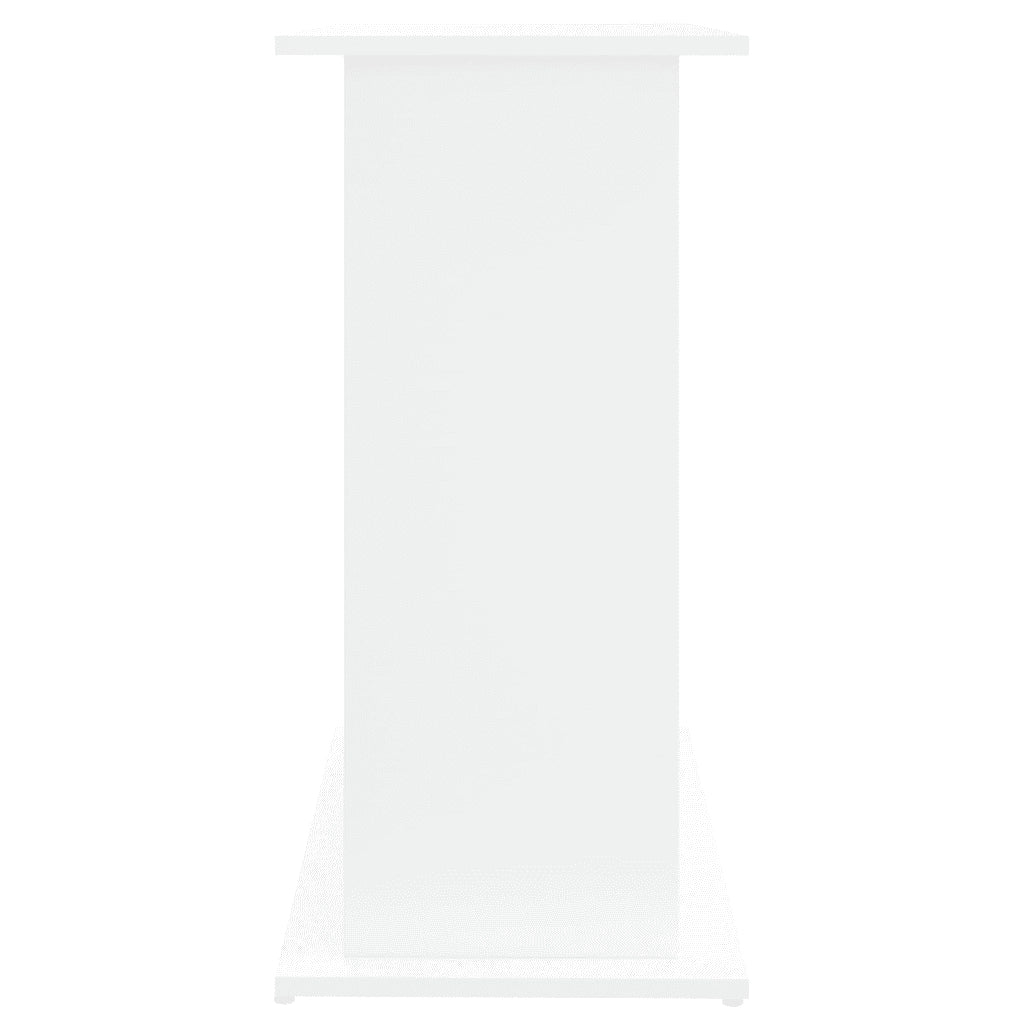 Supporto per Acquario Bianco 81x36x73 cm in Legno Multistrato 833599