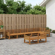 Set di divani da esterno 8 pcs Naturale