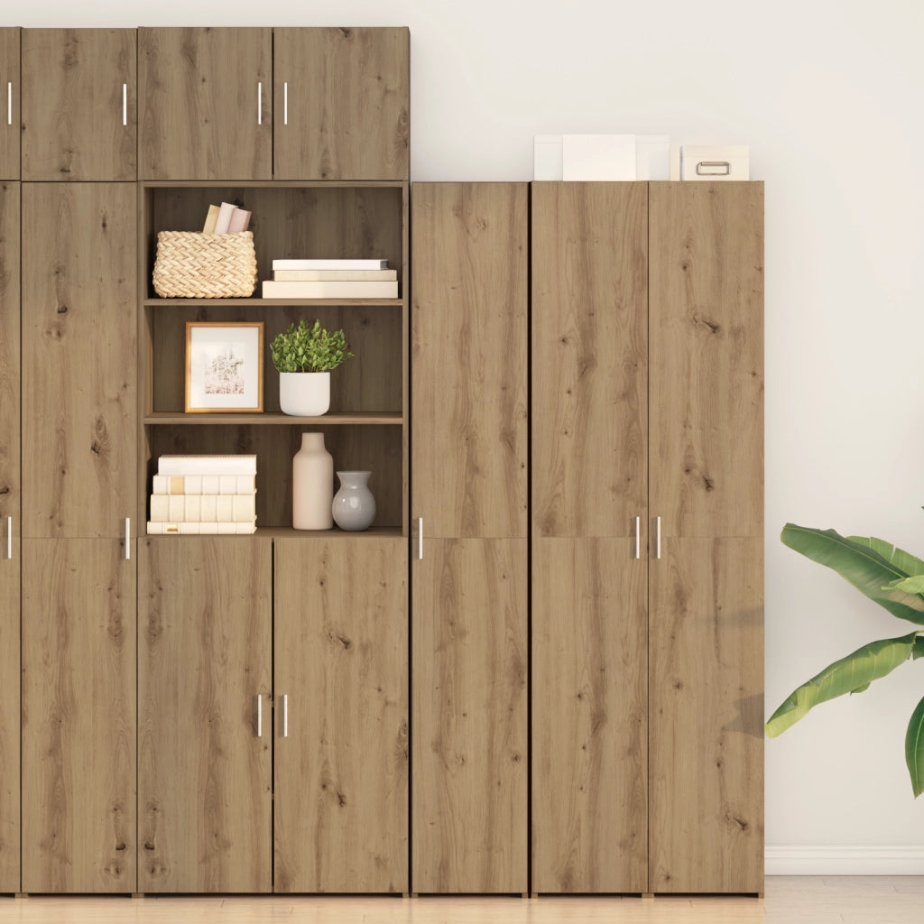 Credenza vitaXL Rovere Artigianale 30x42.5x185 cm Legno ingegnerizzato