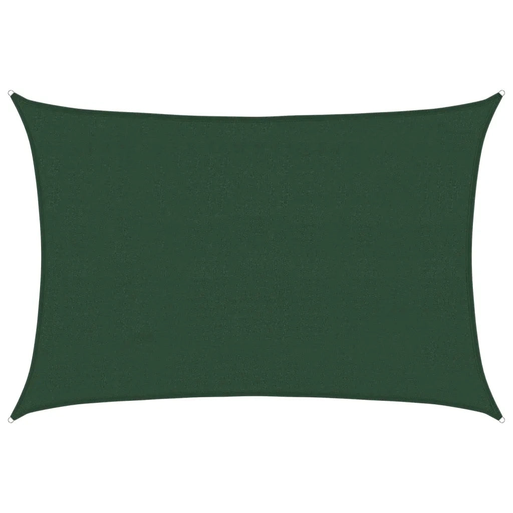 Vela Parasole 160 g/m² Verde Scuro 4x6 m in HDPE 311464