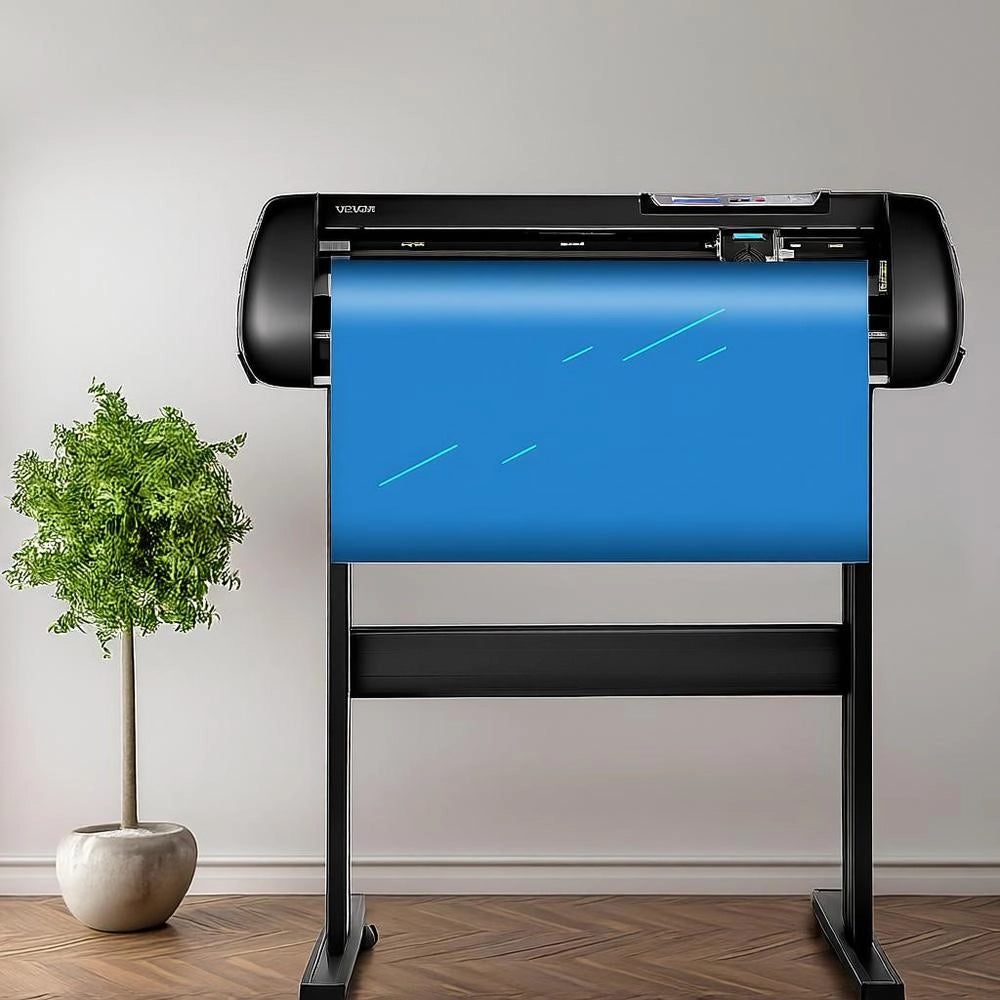 Cutting Plotter, 780 Mm Cutting Width, Plotter Machine, 10 - 800 Mm/s, Foil Cutter, 3 Blades, Foil Plotter, Foil Printer With Signmaster Software For Signs & Decorations