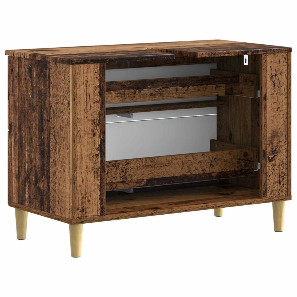 Armadio per Lavabo da Bagno ARNHEM Legno antico 82 x 41 x 59 cm 896583