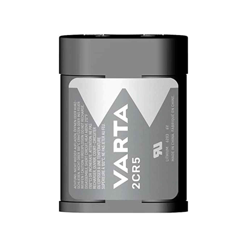 Blocco Batteria al Litio per Fotocamera 2CR5 6V 1400mAh Grigio scuro Varta