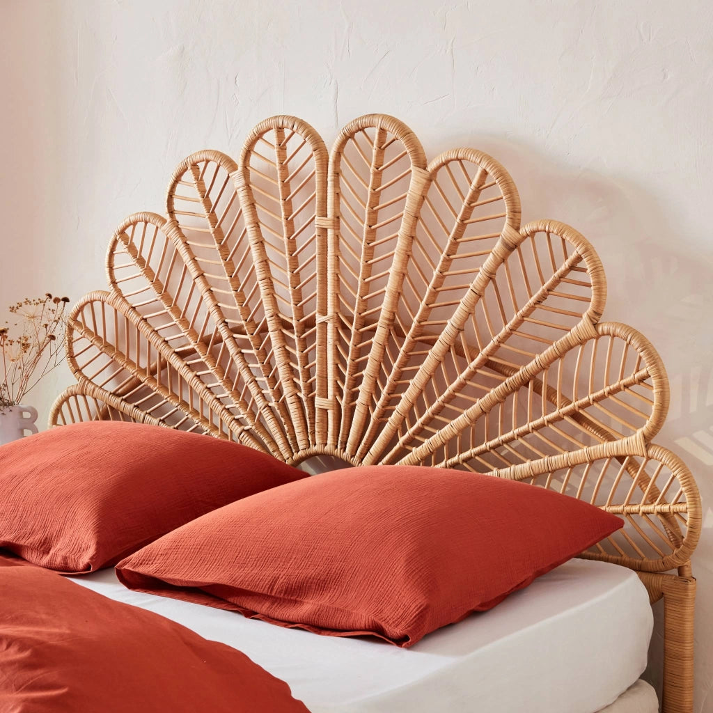 Testata in rattan naturale