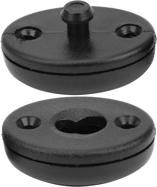 Accessori di fissaggio per immersioni | Gancio surf separabile | Materiale ABS nero | Gancio di connessione rapida | Accessori DIY | Sport acquatici da vela.