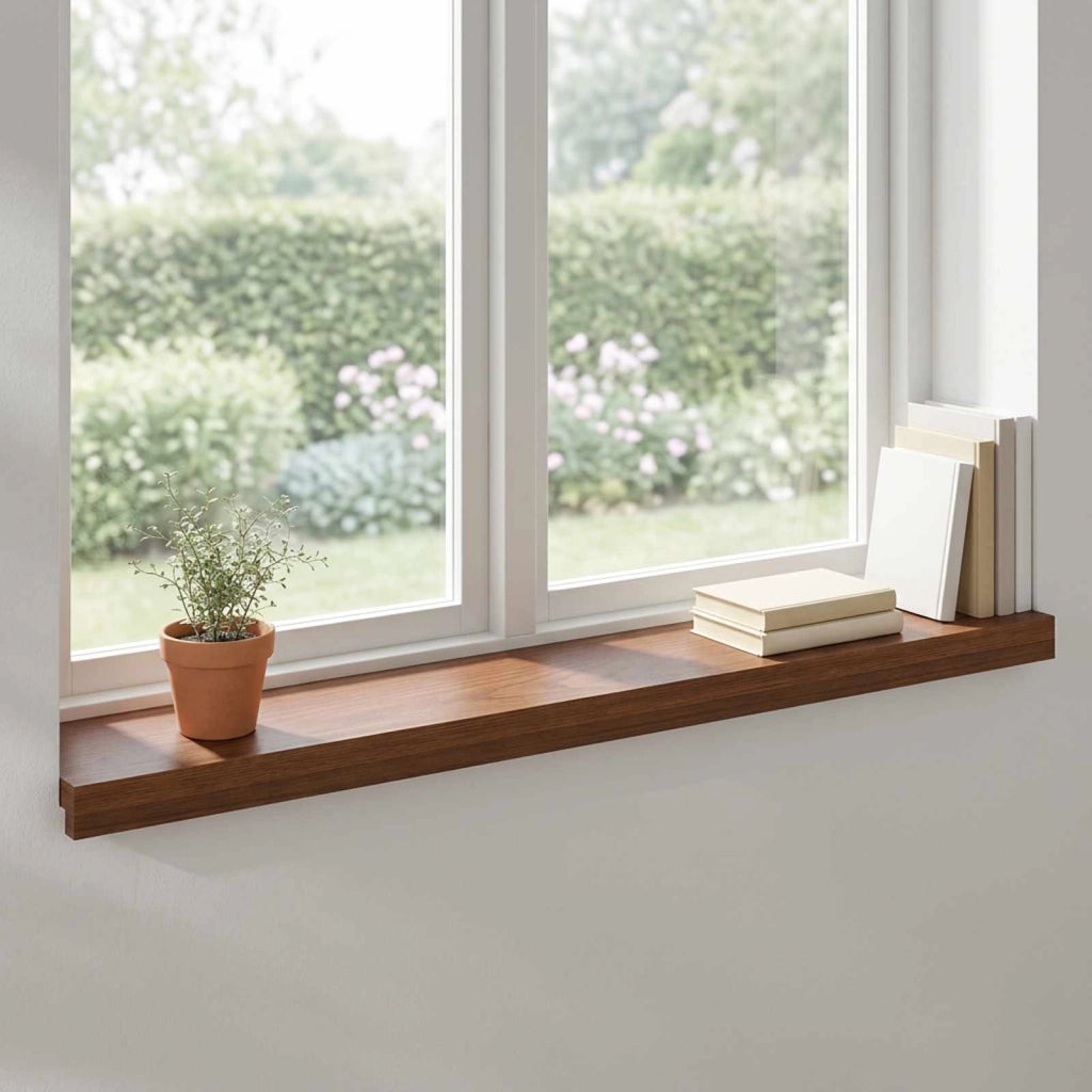 Soglie per finestre 2 pz Marrone Scuro 100 x 20 x 2 cm 42050019