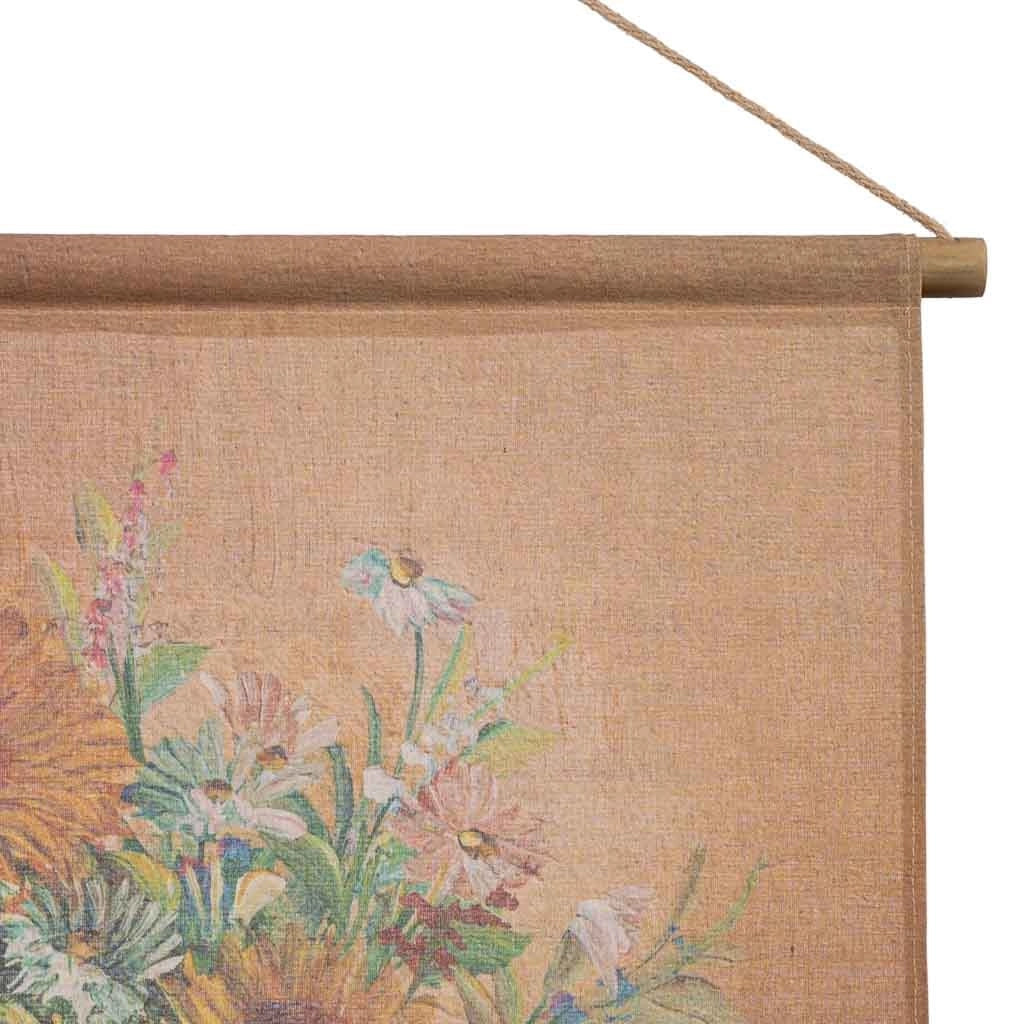 Tela pergamena in tessuto stampato 76x97x2,5h cm