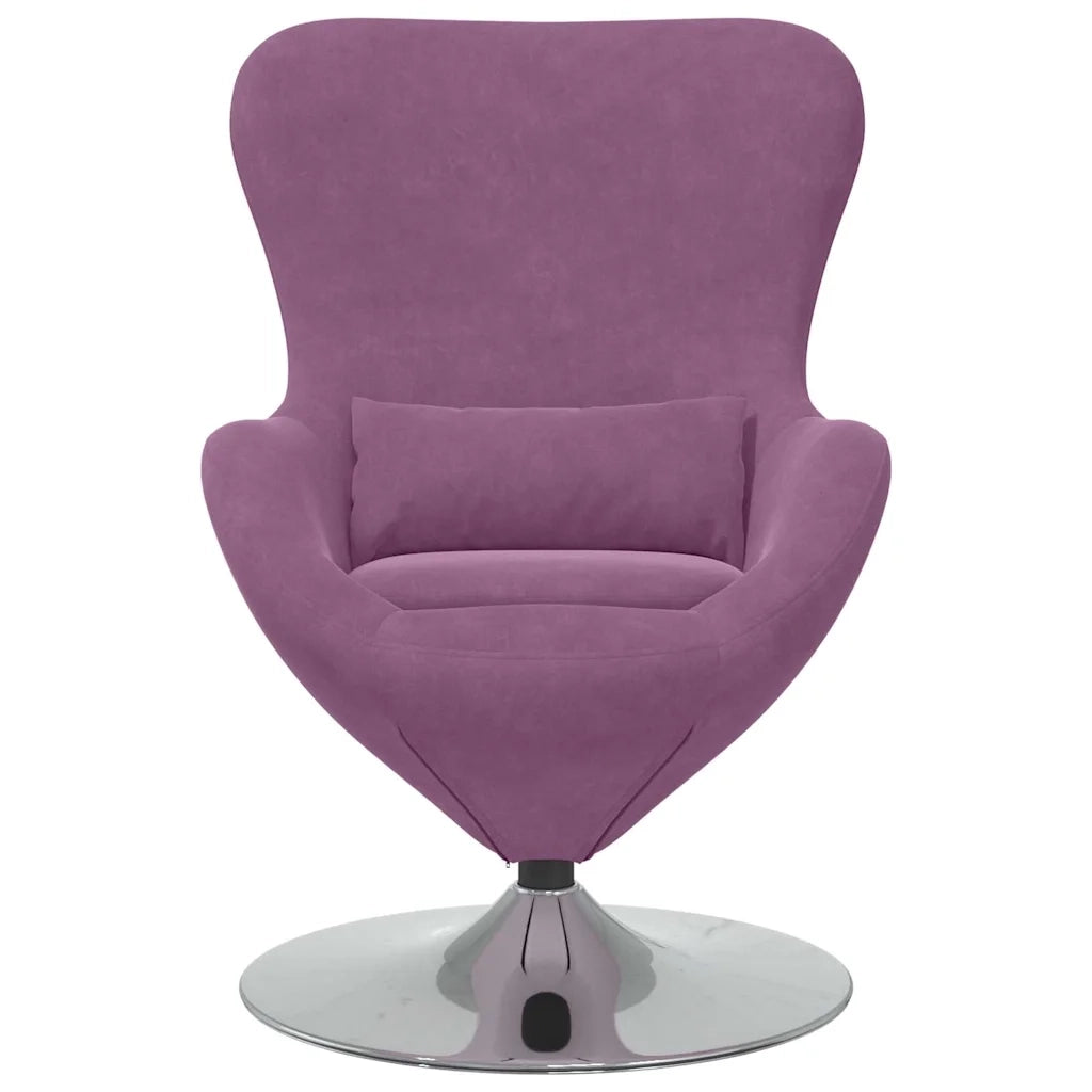 Divano Sedia-Poltrona uovo Viola Velluto