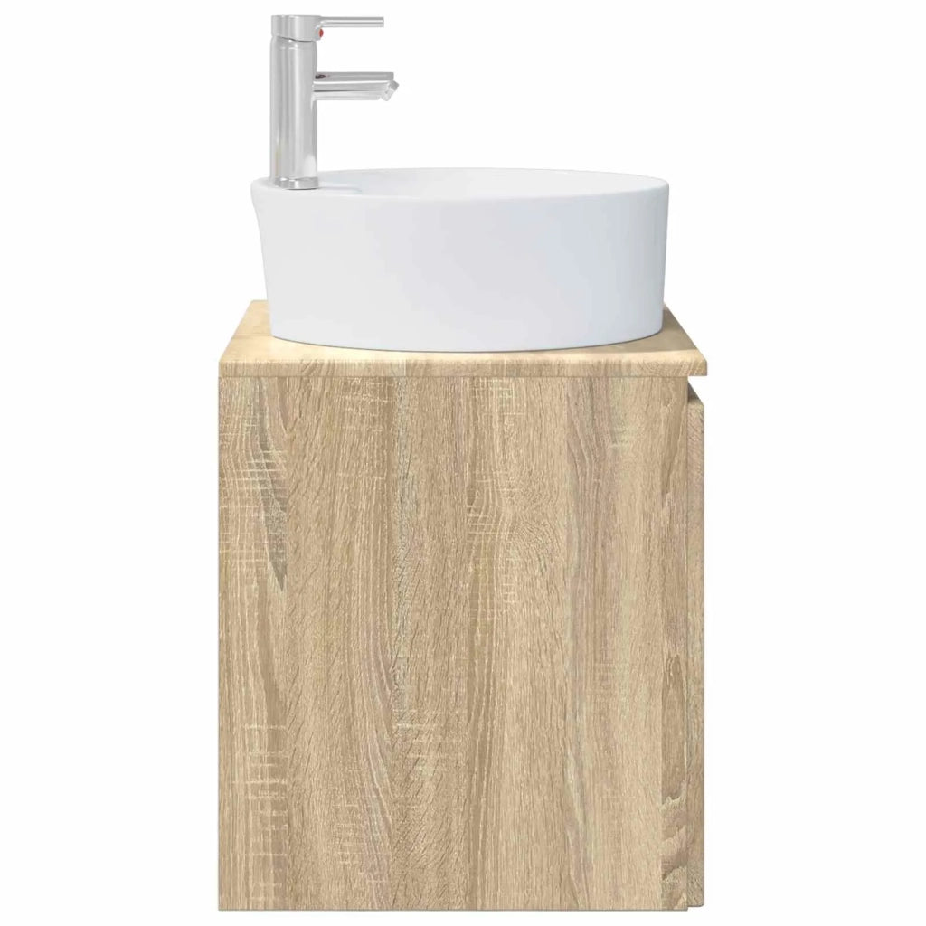 Mobile Lavabo da Parete Rovere Sonoma 49,5 x 44,5 x 65 cm 890434