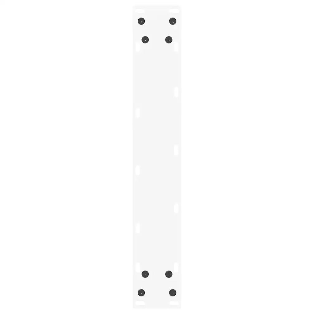 vidaXL Gambe per tavolo da bar a forma di U 2 pz bianche 50x(90-91) cm in acciaio