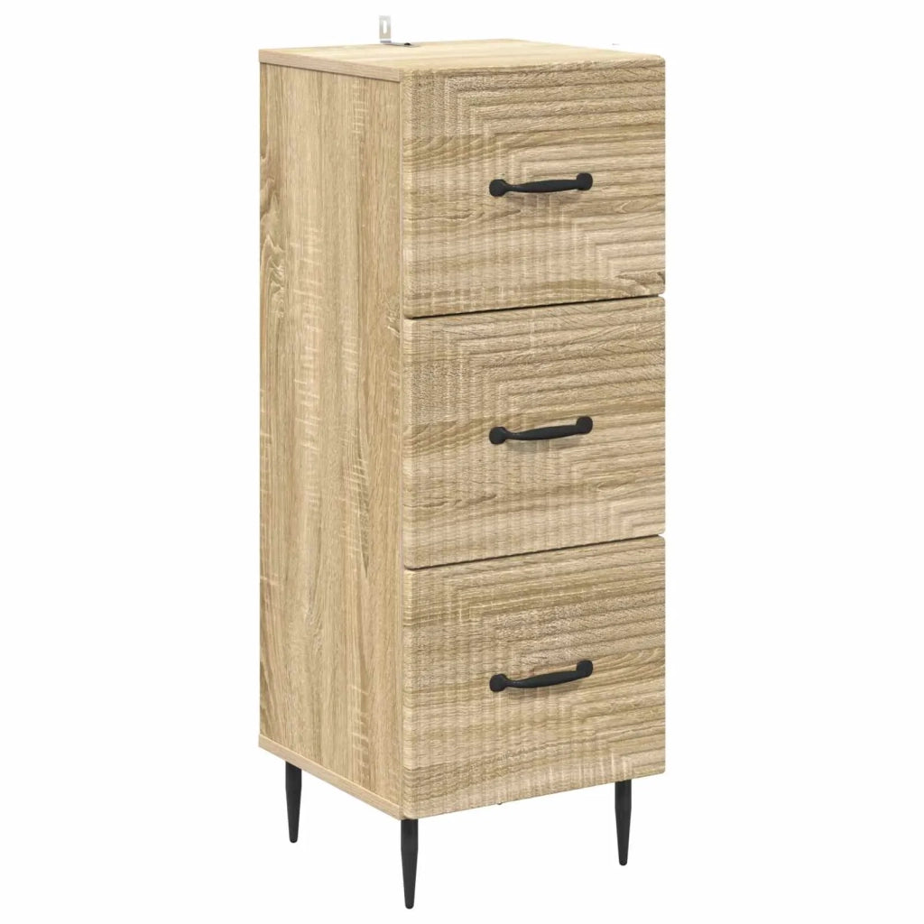Mobile con Cassetti Rovere Sonoma 33 x 34,5 x 89,5 cm 894847