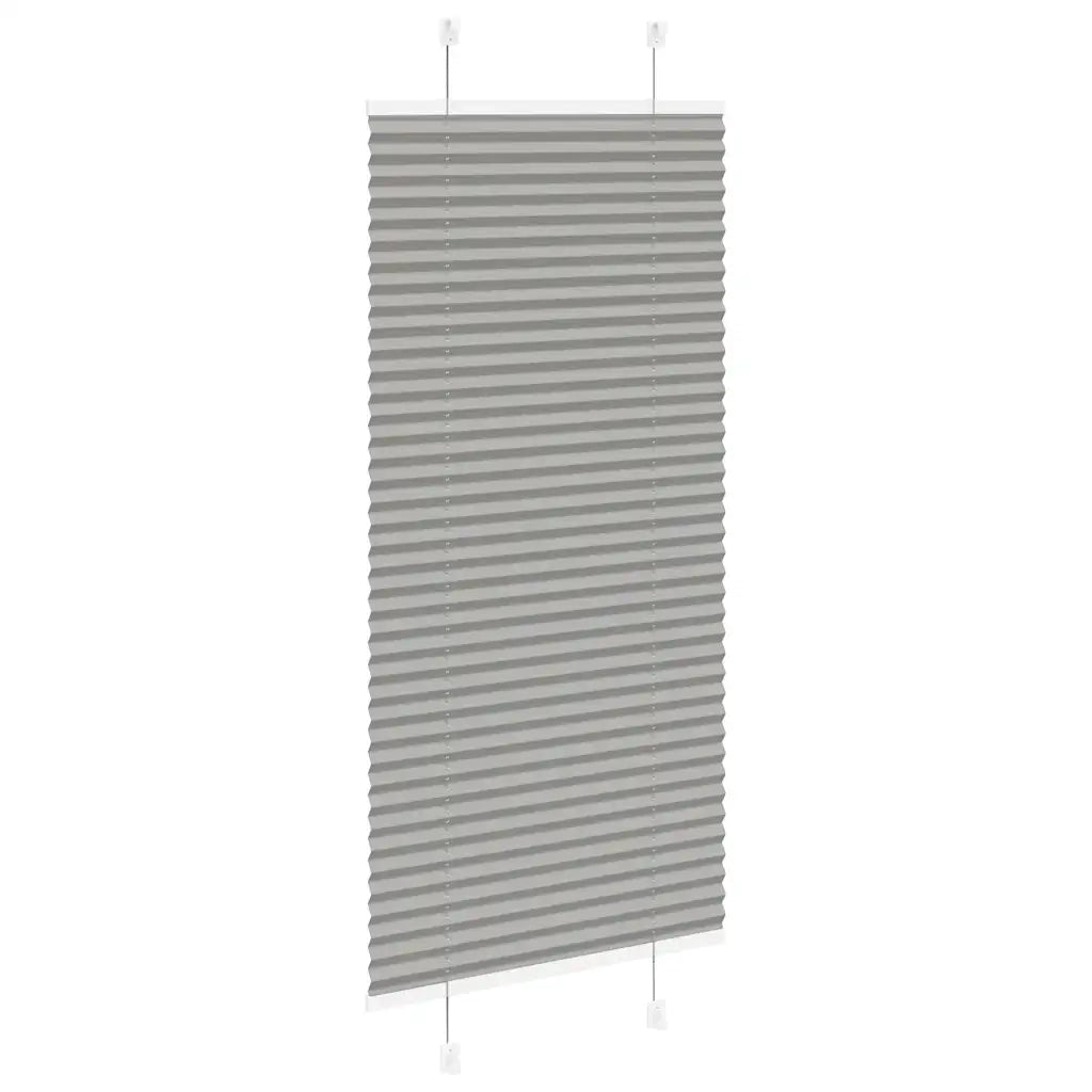 Tenda Plissettata Antracite 60x100 cm Larghezza Tessuto 59,4 cm 4015067