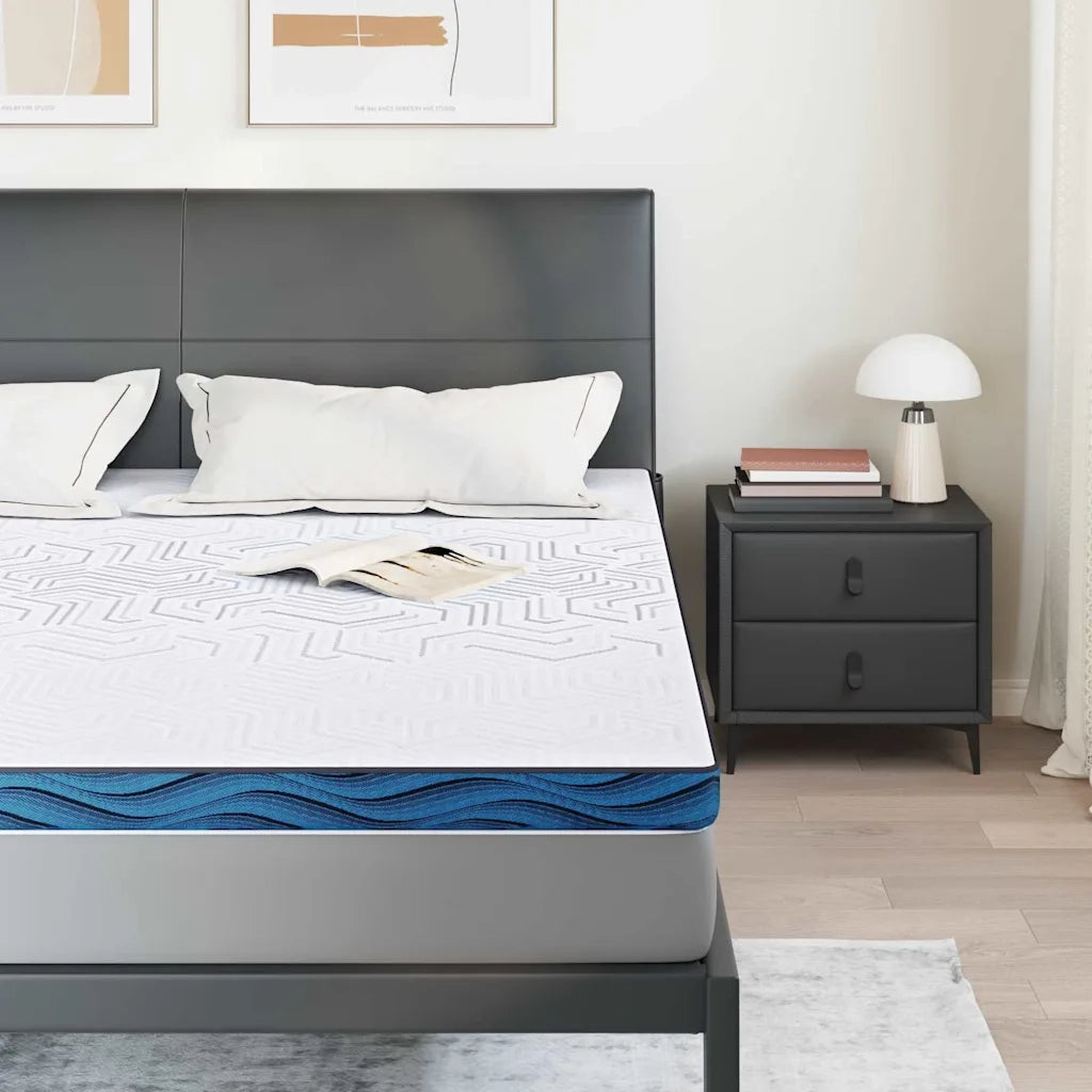 Topper per materasso Bianco 180 x 200 cm Tessuto Jacquard CFW4043210