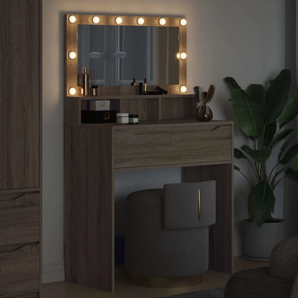 Tavoli da Trucco per Camera da Letto con cassetto Rovere Sonoma 888969