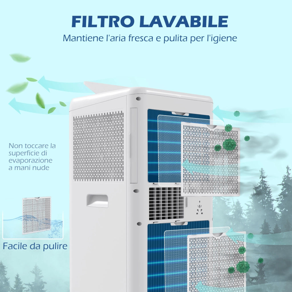 Condizionatore Portatile ¨C zephmum ¨C Bianco 35.5x35x70 cm