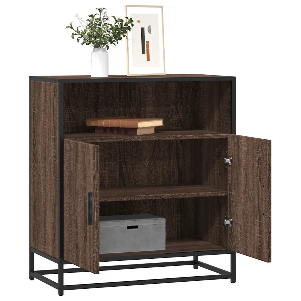 Credenza-Buffet-Armadio da cucina Rovere Marrone 68x35x76 cm in Legno Multistrato 448165