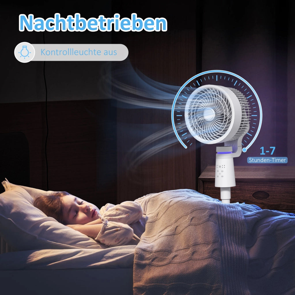 Ventilatore da terra a torre oscillante con telecomando e timer ¨C zephmum ¨C 3 velocit¨¤