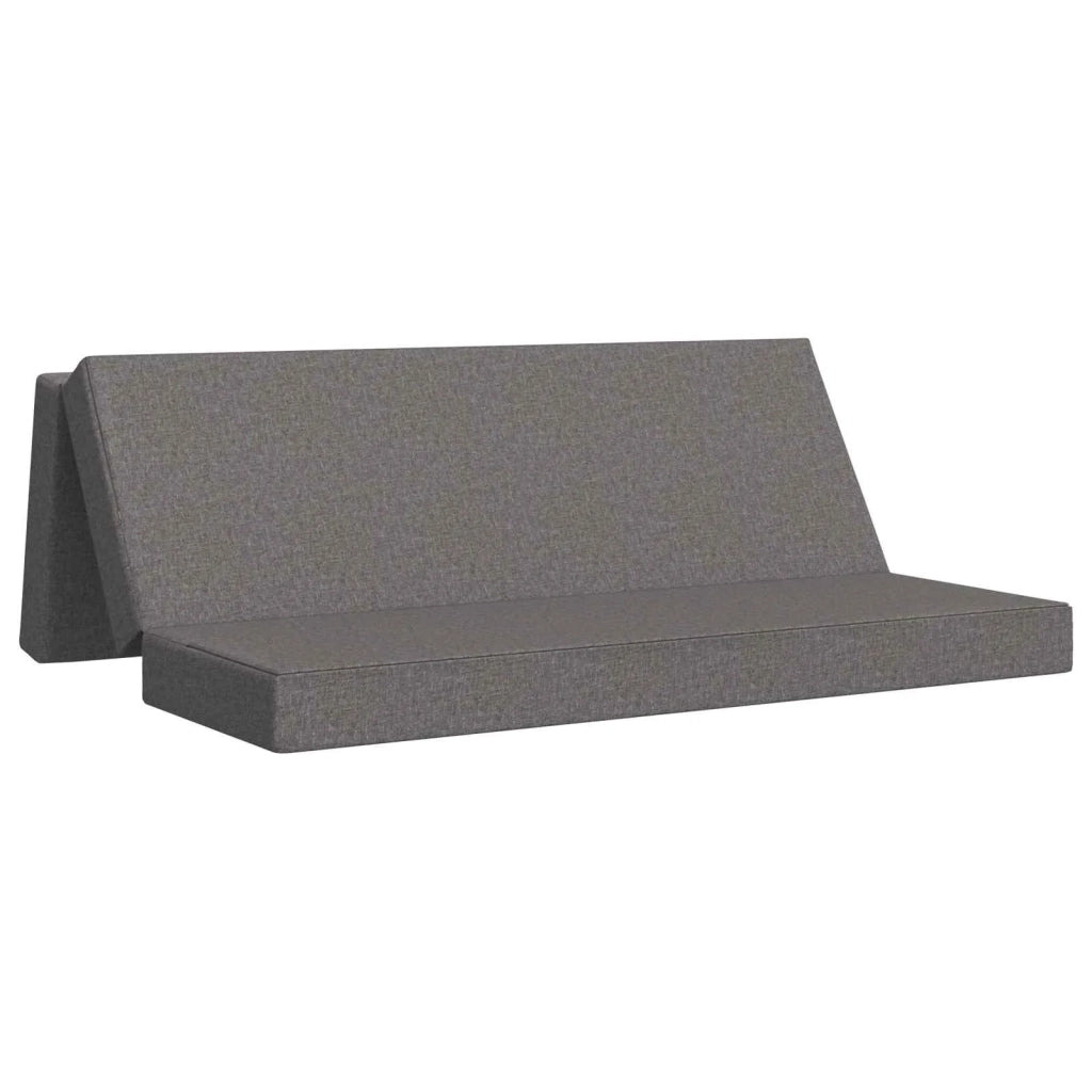 Divano Letto Pieghevole 200 x 67 x 45 cm Grigio Chiaro 900256