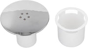 Coperchio per doccia senza problemi di installazione - Bianco - Idoneo per la camera da bagno - Design moderno - Adatto per docce