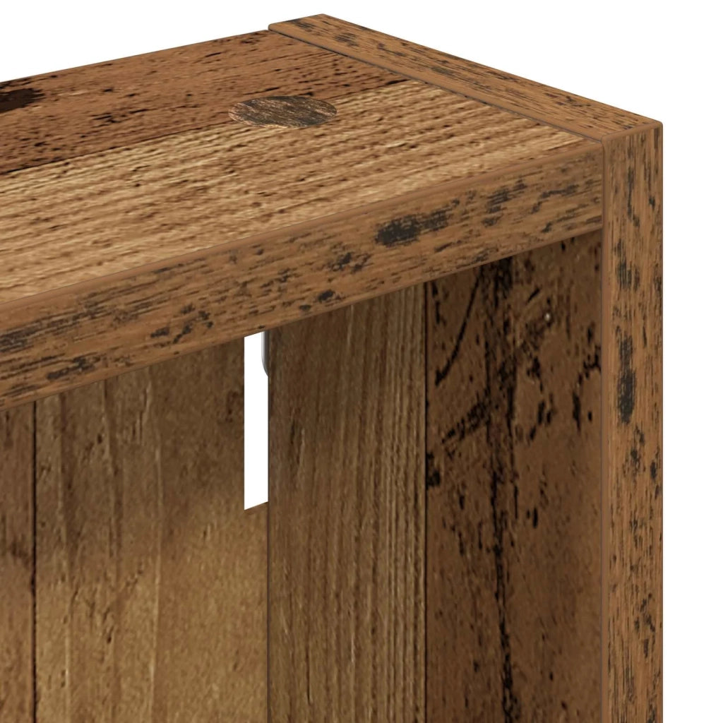 Armadio da Bagno | Mobile da Bagno a muro Legno vecchio 20 x 10 x 50 cm