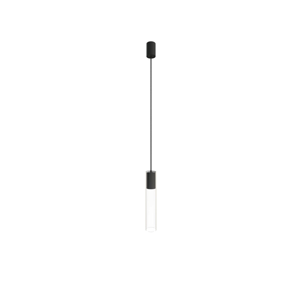 Lampada a sospensione Nowodvorski Cylinder 7864 nera GU10