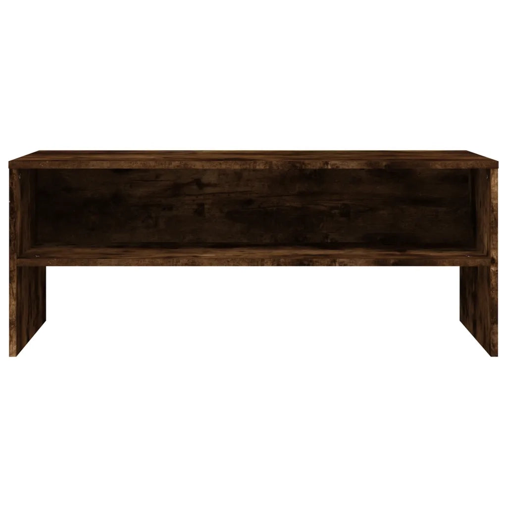 Mobile Porta TV Rovere Fumo 100x40x40 cm in Legno Multistrato cod mxl 12177