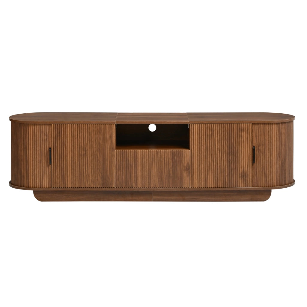 Mobile TV con 2 ante scorrevoli; 2 ante; 1 cassetto e vano aperto per soggiorno; 180 × 40 × 50 cm