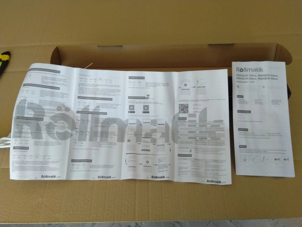 Motore per tapparelle Wi-Fi integrato (controllo da smartphone). Portata 20Nm - 40Kg