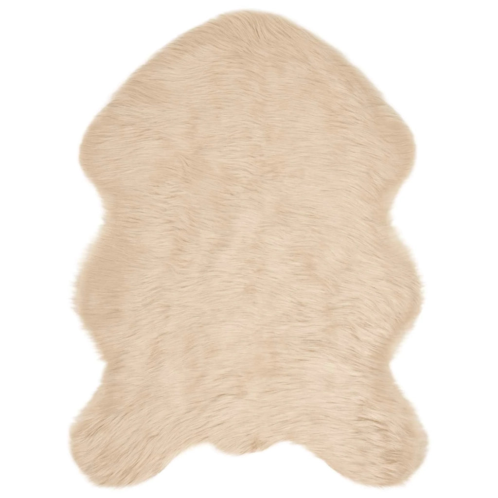Tappeto in finta TAFALLA Beige 80 x 120 cm Poliestere