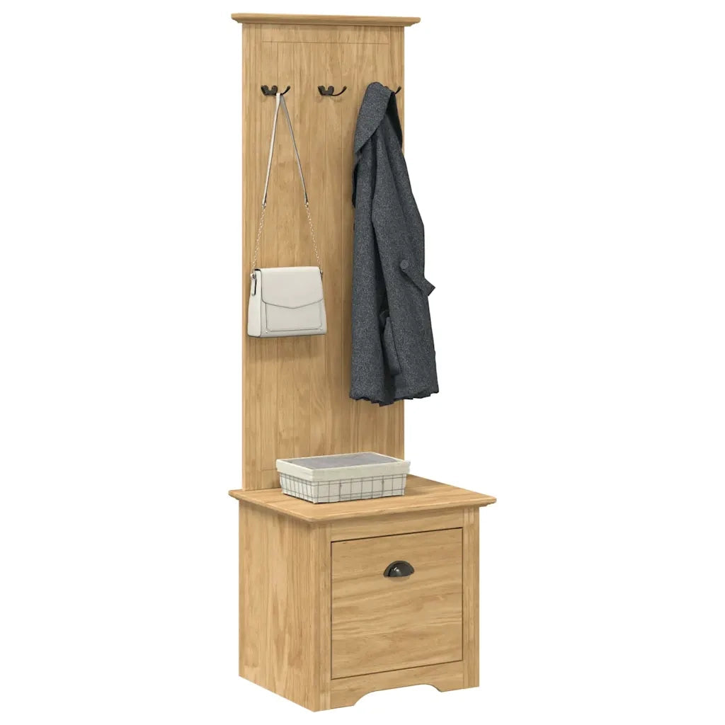 Armadio per corridoio BODO Marrone miele 50 x 40 x 156,7 cm