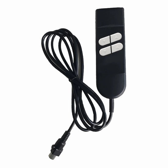 Adatto per telecomandi di divani relax elettrici, comando manuale di sedie altezzabili con 4 pulsanti e 5 contatti, compatibile con 2 motori - per divani relax o sedie altezzabili.