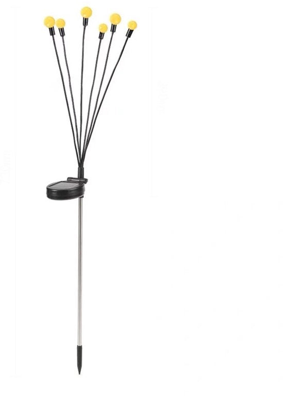 Pacco da 2 con 8 lampadine LED giardino a forma di lucertola, impermeabili, oscillanti, decorative, luce calda bianca.