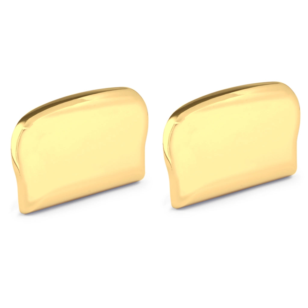 SET 2 FINALI TIPO "C" CORRIMANO 55X35MM OTTONE