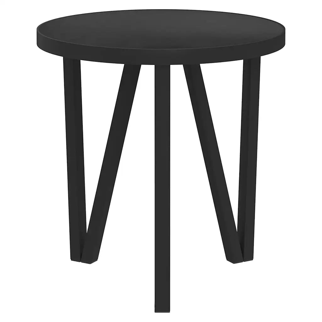 Tavolino-Tavolino da soggiorno-Tavolo Nero ?35 cm in MDF