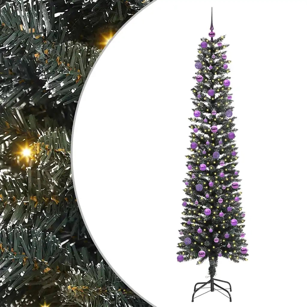 Albero di Natale artificiale con 300 LED Verde 210 cm 3395958