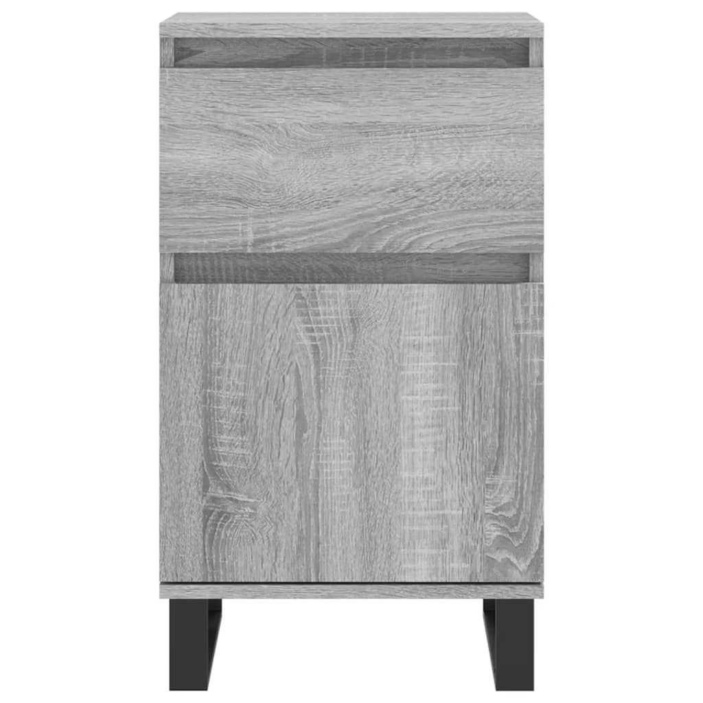 Buffet credenza cassettiera armadio mobile contenitore organizer per cucina soggiorno salotti set di 2 Sonoma 40 x 35 x 70 cm in legno ingegnerizzato grigio 02_0036946