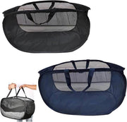 Asciugamano pieghevole - Set da 2 pezzi con maniglia per cameretta dei bambini, campeggio e viaggi