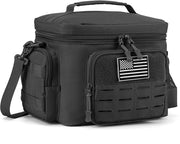Lunchbox tattica per uomini - 13L termos, contenitore termico impermeabile per lavoro, campeggio, picnic, sistema di ancoraggio MOLLE, borsa esterna, borsa duratura per adulti