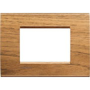 Living Light - Placca 3P Noce nazionale - LNA4804LNC