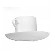 Trade Shop - Applique Gesso A Forma Di Tazza Da Caffè A Parete Verniciabile Attacco G9 Gs-e85 -