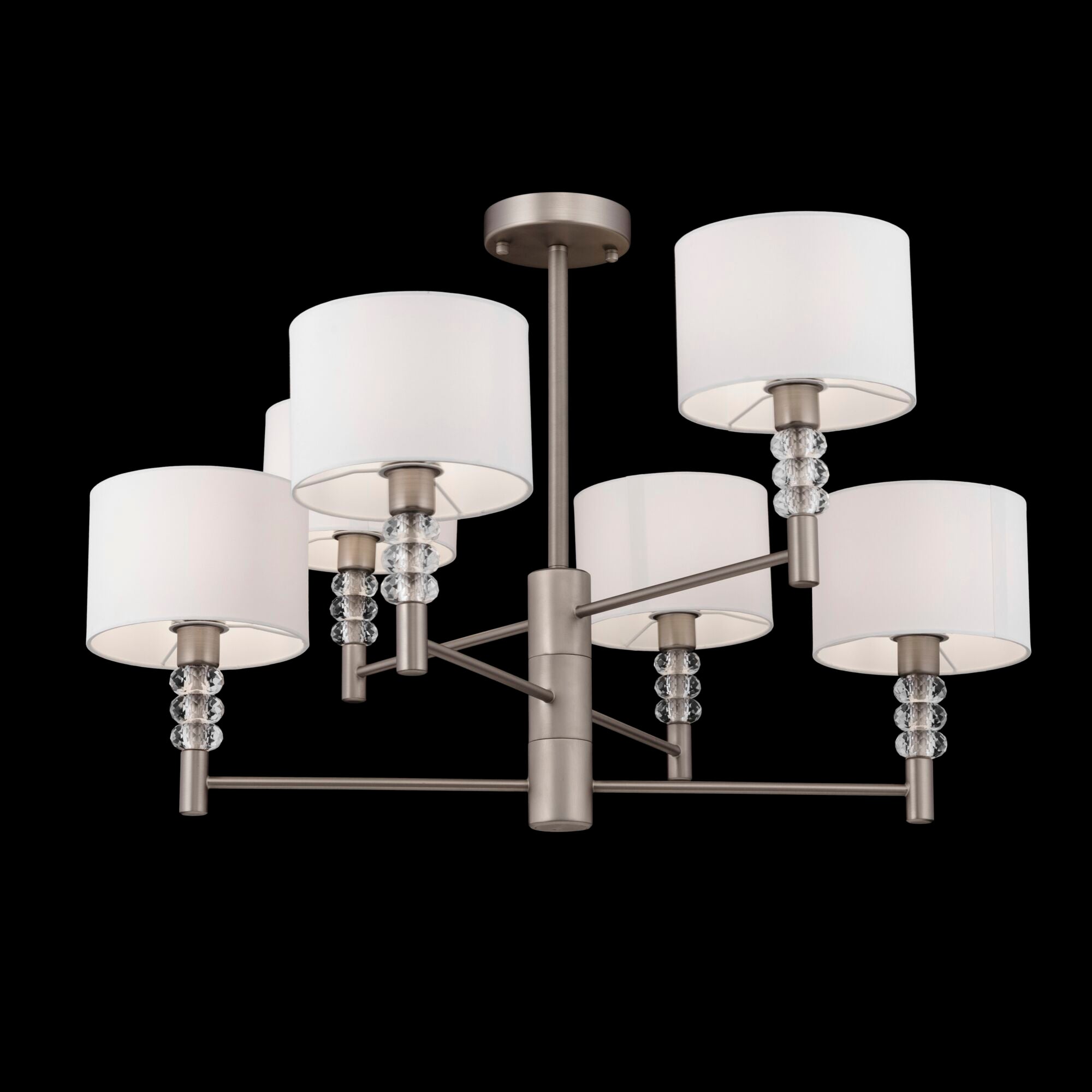 Lampadario Modern in Metallo Lincoln Nickel