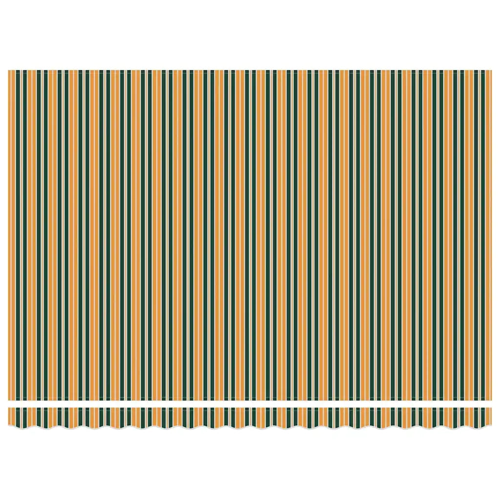 Tenda da Sole Verde e Giallo 450 x 300 x 165 cm 3331062