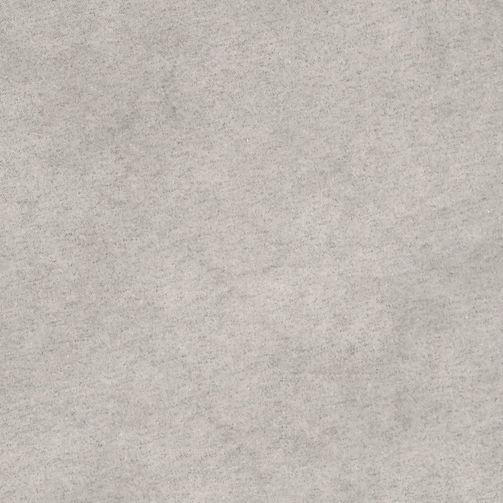 Panca 70 x 35 x 41 cm tessuto microfibra grigio chiaro 02_0010694
