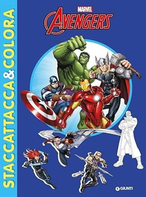Avengers. Staccattacca e colora. Ediz. illustrata,Giunti